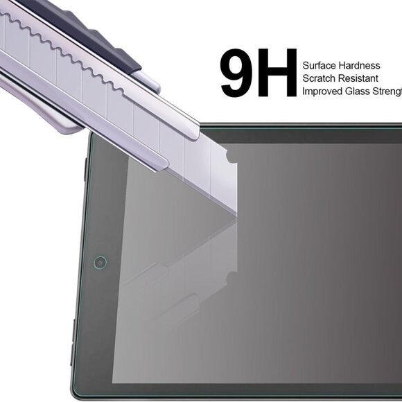 (2-PACK) FIRE HD 8 /FIRE HD 8 KIDS EDITION TABLET (2017) SCREEN PROTECTOR GLASS - Picture 4 of 5